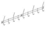 Intersteel garderobe 9 haken rvs, Huis en Inrichting, Woonaccessoires | Kapstokken, Verzenden, Nieuw