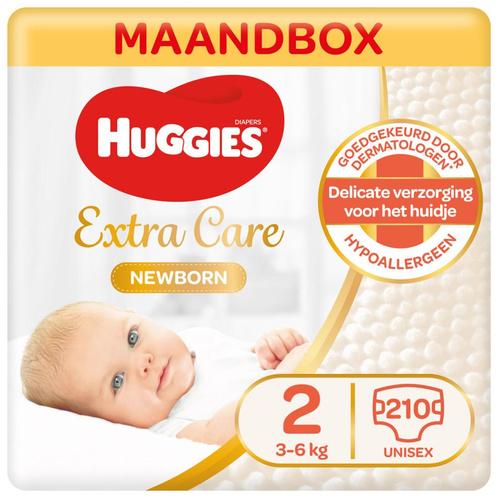 4x Huggies Ultra Comfort Luiers Maat 2 (3 - 6 kg) 210 stuks, Kinderen en Baby's, Badjes en Verzorging, Nieuw, Verzenden