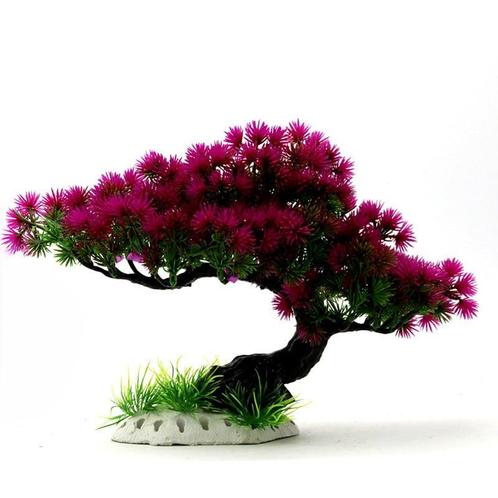 Bonsai boom magenta OS-223 - aquarium decoratie, Dieren en Toebehoren, Vissen | Aquaria en Toebehoren, Sierelement, Nieuw, Ophalen of Verzenden