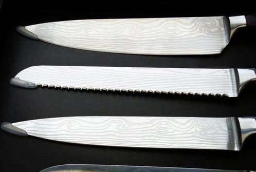 Shinrai Japan - 7 Piece professional knives set - Stainless, Antiek en Kunst, Antiek | Keukenbenodigdheden