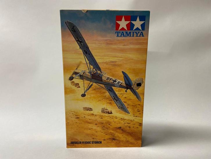 Tamiya 1:48 Fieseler Fi156C Storch, Hobby en Vrije tijd, Modelbouw | Vliegtuigen en Helikopters, Verzenden