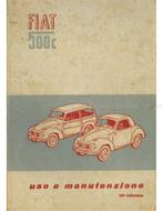 1953 FIAT 500 C INSTRUCTIEBOEKJE ITALIAANS, Auto diversen, Handleidingen en Instructieboekjes