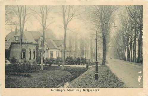 Grijpskerk Groninger Straatweg, Verzamelen, Ansichtkaarten | Nederland, Gelopen, Verzenden