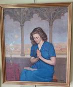 Pedro Collado (1874-1951) - Retrato de dama en oración, Antiek en Kunst, Kunst | Schilderijen | Klassiek