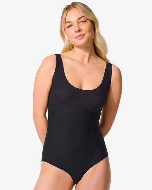 HEMA Medium corrigerende bodysuit zwart korting, Kleding | Dames, Ondergoed en Lingerie, Verzenden