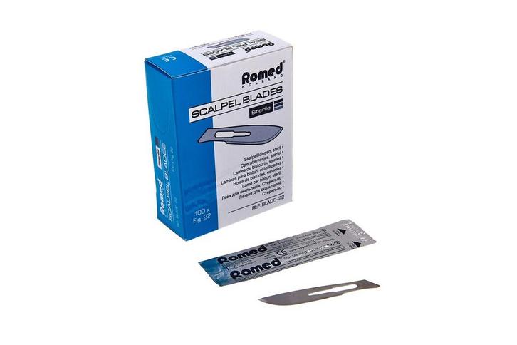 Romed scalpelmesjes nr. 20 steriel - mesjes - scalpel - scal, Diversen, Verpleegmiddelen, Nieuw, Verzenden