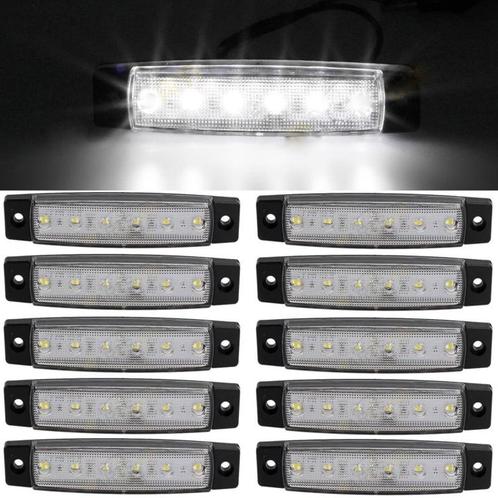 10 stuks LED contourverlichting 12v / 24v Wit, Auto-onderdelen, Vrachtwagen-onderdelen, Ophalen of Verzenden