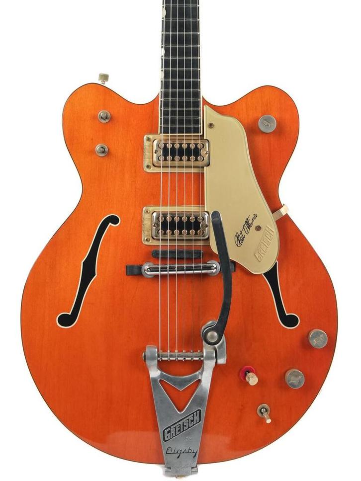 Gretsch Chet Atkins 6120 Nashville Orange 1966 (Hollow Body), Muziek en Instrumenten, Snaarinstrumenten | Gitaren | Elektrisch