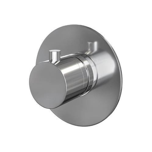 Inbouw Thermostaat Brauer Rond Messing Chroom, Doe-het-zelf en Verbouw, Sanitair, Ophalen of Verzenden