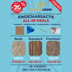 Eindejaarsactie ALL-IN DEALS Laminaat | Tot 20% korting!, Huis en Inrichting, Stoffering | Vloerbedekking, Verzenden, Nieuw, Blauw