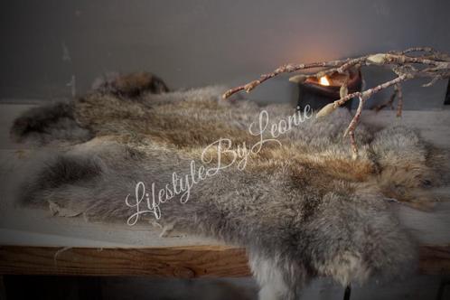 Konijnenvacht wild kleur, Huis en Inrichting, Stoffering | Tapijten en Kleden, Nieuw, Ophalen of Verzenden