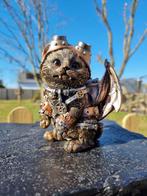 Beeld, Steampunk Cat - 16 cm - Hars