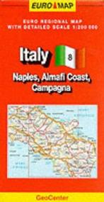 Italy: Naples, Amalfi Coast, Campagna No. 8 (GeoCenter Euro, Boeken, Atlassen en Landkaarten, Verzenden, Gelezen, Various