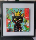 ABYLEA - CHAT HOMMAGE A BASQUIAT