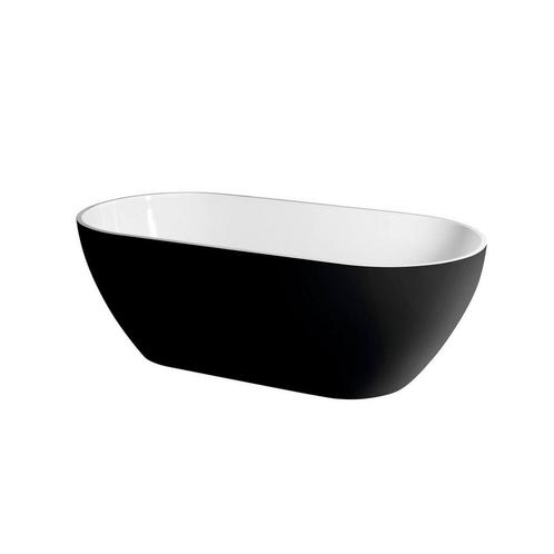 Vrijstaand Bad Sapho Reduta Marmer 170x80x58 cm Wit / Zwart, Doe-het-zelf en Verbouw, Sanitair, Overige typen, Nieuw, Ophalen of Verzenden