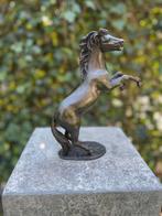Bronzen Paard - Modern - Sculptuur - Interieur - 19x6x24cm, Tuin en Terras, Tuinbeelden, Nieuw, Metaal, Dierenbeeld, Verzenden