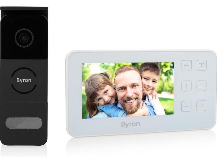 Byron DIC-24512 - Video deurbel Bedraad - Intercom en, Huis en Inrichting, Overige Huis en Inrichting, Zo goed als nieuw, Verzenden