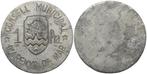 Spanje. II República. 1 Peseta DARENYS DE MAR . Escasa, Postzegels en Munten