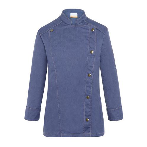 GGM Gastro | (6 stuks) KARLOWSKY | Dames Koksjas Jeans Stijl, Huis en Inrichting, Keuken | Textiel, Blauw, Nieuw, Overige typen