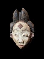 Masker-41cm - Punu - Gabon (Zonder Minimumprijs), Antiek en Kunst, Kunst | Niet-Westerse kunst