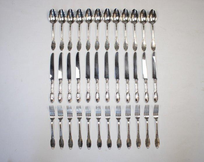 Delheid Frères - Bestekset (36) - .800 zilver - klassiek, Antiek en Kunst, Antiek | Goud en Zilver