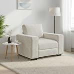 vidaXL Sofastoel Crème 100x77x82 cm Fluweel, Verzenden, Nieuw, Stof