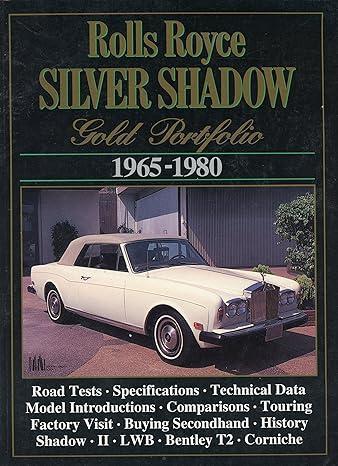 Rolls-Royce Silver Shadow Gold Portfolio, 1965-1980, Boeken, Auto's | Boeken, Algemeen, Gelezen, Verzenden
