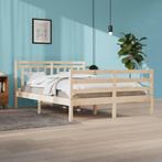 vidaXL Bedframe massief hout 160x200 cm, Huis en Inrichting, Slaapkamer | Bedden, Bruin, Verzenden, 200 cm, 160 cm