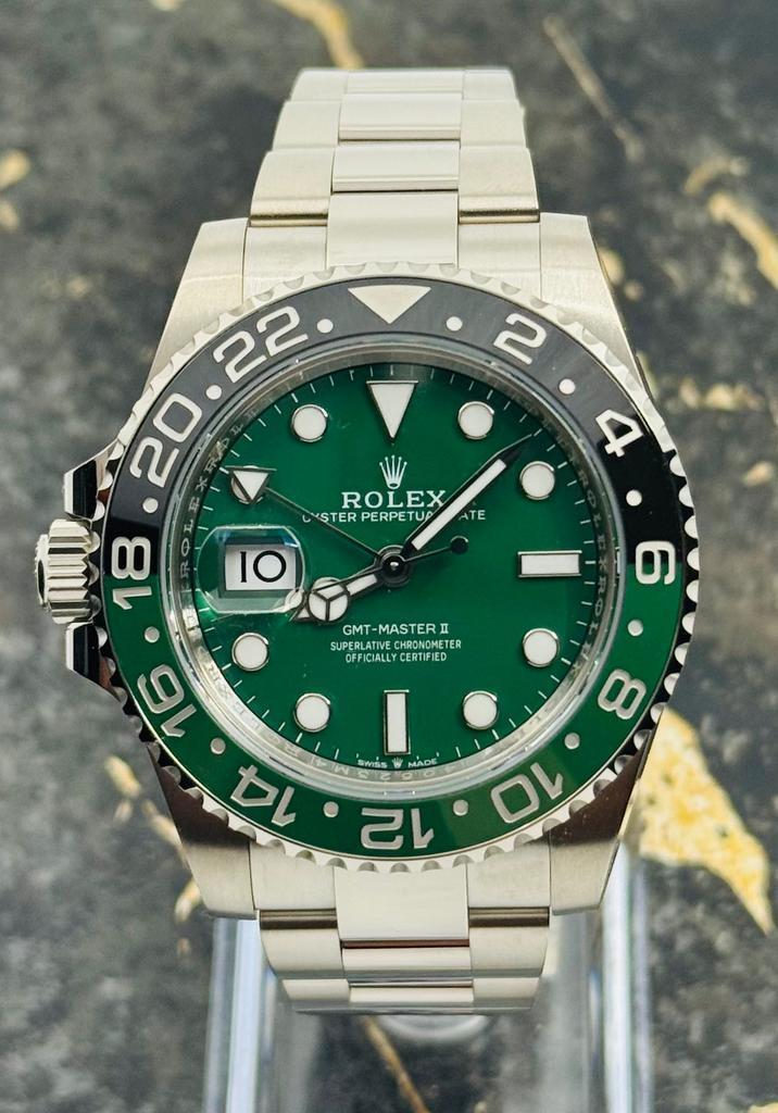 Rolex GMT-Master II - 126729VTNR - Sprite - White Gold, Sieraden, Tassen en Uiterlijk, Horloges | Heren, Goud, Nieuw, Goud, Rolex