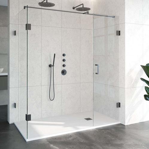 Aanbieding: Douchecabine Compleet Just Creating Profielloos, Doe-het-zelf en Verbouw, Sanitair, Ophalen of Verzenden