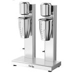 Milkshake mixer Chef Line | Dubbel | Met 2 RVS bekers, Verzenden, Nieuw in verpakking