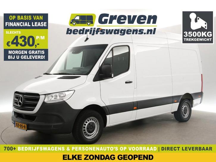Mercedes-Benz Sprinter 315 CDI L2H2 | 3500KG Trekgew. |, Auto's, Bestelauto's, Te koop, Automaat, Financial lease, Diesel, Wit