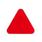 Haaientanden zelfklevend (20 stuks) - Rood - Vlak -, Verzenden