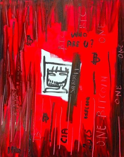 0xec6d0 (XX-XXI) - One Bitcoin N°48 of 500 - XL, Antiek en Kunst, Kunst | Schilderijen | Modern