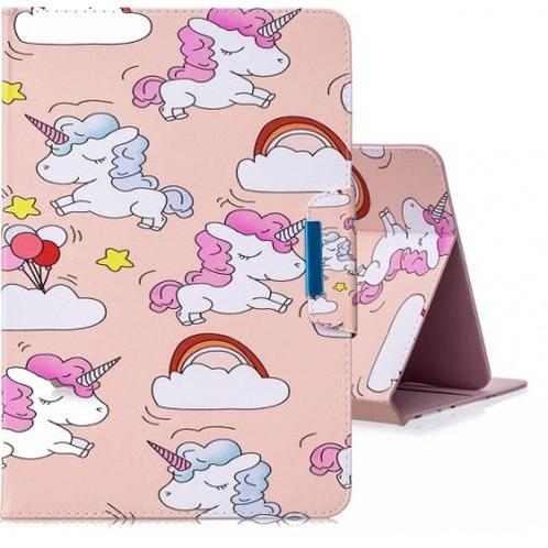 9.7 10.1 Inch tablet hoes map cover roze eenhorn unicorn...
