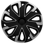 Wieldoppen  Ultimo 14-inch zilver/zwart, Auto diversen, Wieldoppen, Verzenden, Nieuw