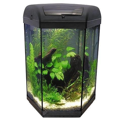 Osaka Hexagon aquarium  60ltr + LED (Osaka Cubes), Dieren en Toebehoren, Vissen | Aquaria en Toebehoren, Leeg aquarium, Nieuw