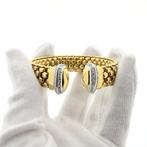 18 Krt. Bicolor gouden armband met diamant; 0,80 ct; Ø 55.., Gebruikt, Overige kleuren, Ophalen of Verzenden, Met edelsteen