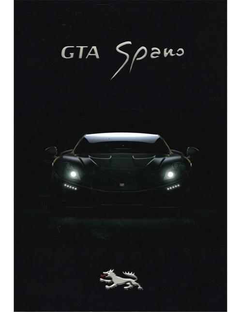 2015 GTA MOTOR SPANO BROCHURE ENGELS, Boeken, Auto's | Folders en Tijdschriften