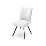 Eetkamerstoel Flora - eetkamerstoelen - Wit, Nieuw, Wit, Stof