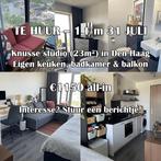 Gemeubileerde studio met balkon en uitzicht, Huizen en Kamers, Kamers te huur, 20 tot 35 m², Overige regio's