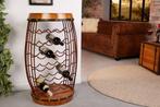 Design wijnrek BODEGA 80cm grenenhouten wijnvatenrek 23, Ophalen of Verzenden, Nieuw