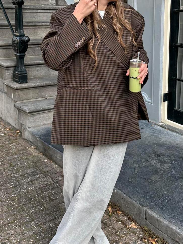 Dames blazer, Kleding | Dames, Jasjes, Kostuums en Pakken, Bruin, Nieuw, Jasje, Verzenden