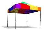 Easy up partytent 3x3m - Premium | PVC gecoat polyester |, Partytent, Minder dan 4 meter, Nieuw, 2 meter of meer