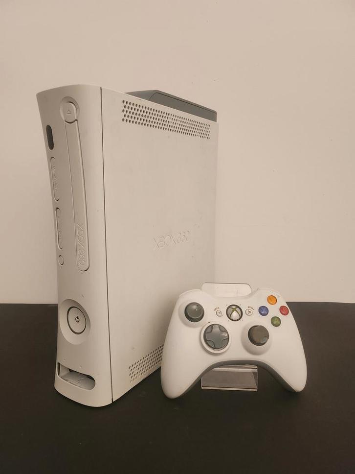Witte Xbox 360 Pro 60gb inclusief controller, Spelcomputers en Games, Spelcomputers | Xbox 360, Ophalen of Verzenden