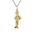 Gouden vintage Manneke pis hanger 18 krt, Ophalen of Verzenden, Nieuw