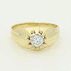 Ring - 18 karaat Geel goud - 0.34ct. tw. Diamant, Nieuw