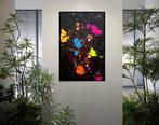 UTOPIA XX - ladybug with flowers Black, Antiek en Kunst