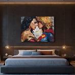 Canvas Fit - Alberto Ricardo - Supergirl y Wonder Woman,, Verzamelen, Nieuw
