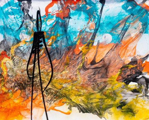 RAM - Distance is just a Word in our Universe - XL Size, Antiek en Kunst, Kunst | Schilderijen | Modern